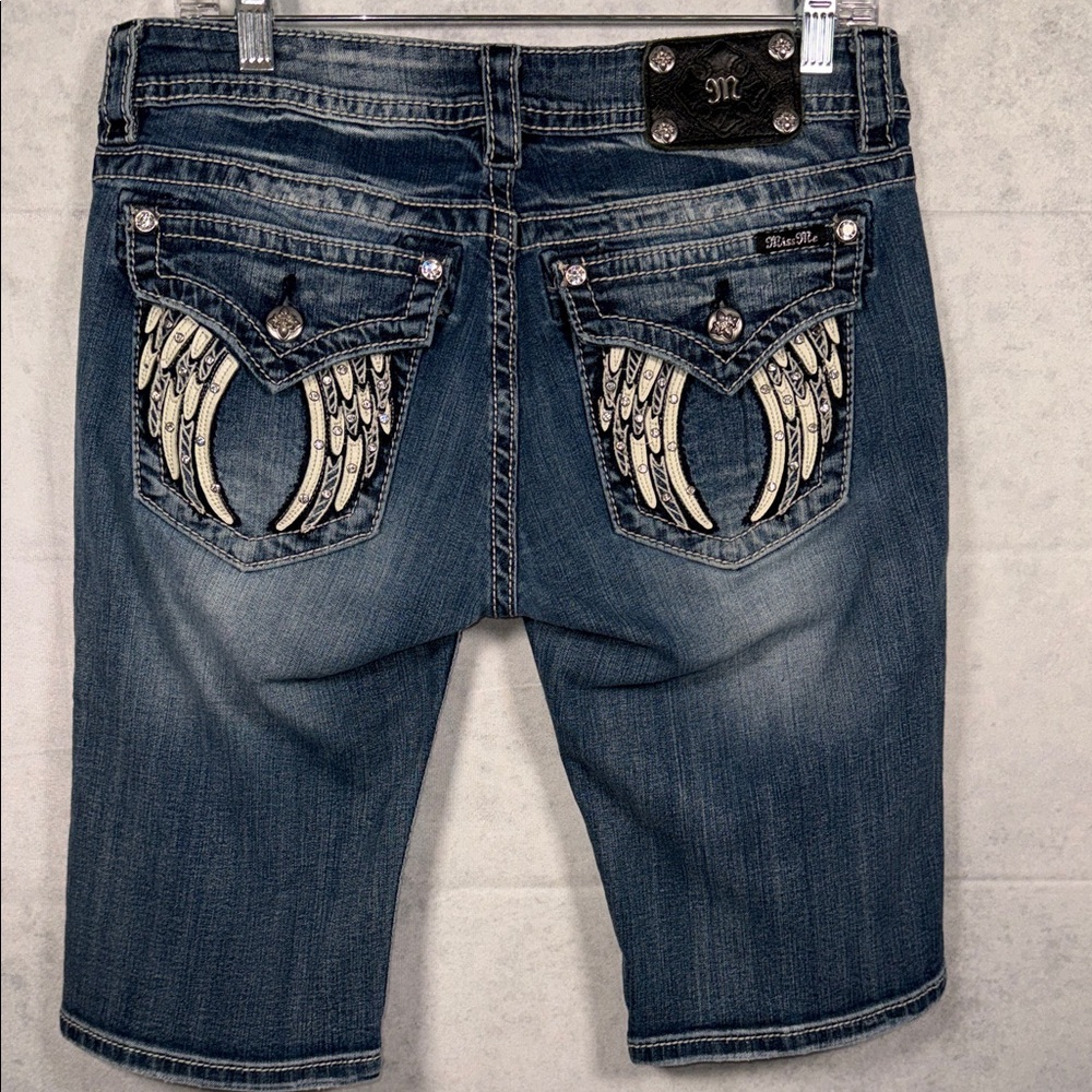 Miss Me denim Bermuda shorts - Picture 2 of 5